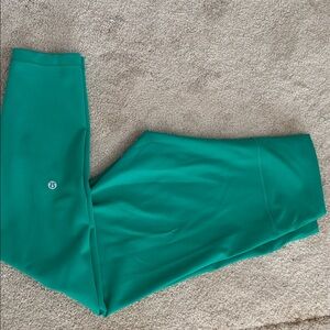 2383 Lululemon Wunder Train High-Rise 25 " KELLY GREEN SIZE 10